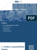 Examen Final Finanzas Corporativas