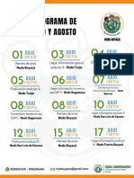 Calendario Julio & Agosto