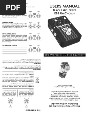 Users Manual: B L S Ebsuc | PDF | Amplifier | Information And
