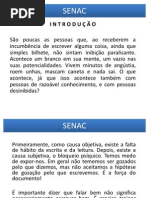 Aula Redacao rial Senac