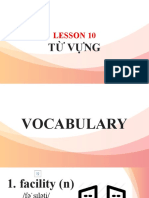 Lesson 10: T V NG