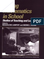Magdalene Lampert, Merrie Lynn Blunk - Talking Mathematics in School - Studies of Teaching and Learning (1998, Cambridge University Press)