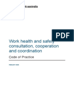 SWA - Model Code of Practice - WHS Consultation, Cooperation and Coordination - February 2022