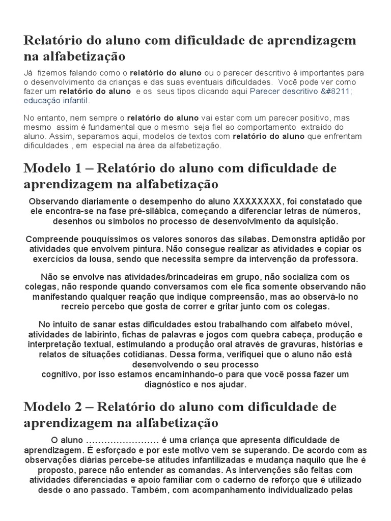 AVALIAÇÃO DESCRITIVA - Pareceres Gustavo, PDF, Artes Cênicas