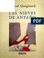 Quignard Pascal - Las Nieves de Antaño