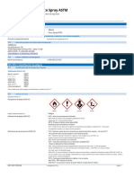 Zinco Spray ASTM Ficha de datos de seguridad