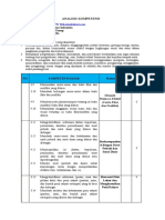 Analisis Kompetensi (Genap)