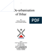 The De-Urbanisation of Bihar: by Mohan Guruswamy Jeevan Prakash Mohanty