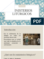 Ministerios litúrgicos y lugares de culto