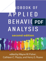 Handbook of Applied Behavior Analysis (Wayne W. Fisher)