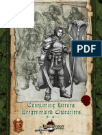 Conquering Heroes - Pregenerated Characters