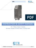 Instruction & Safety Manual: SIL 3 Relay Output Module DIN-Rail Models D1092S-069, D1092D-069