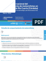 Informe Observatorio de Seguridad Vial en Río Cuarto