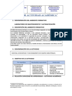 Ficha de Actividad Académica - Mecanica de Banco.