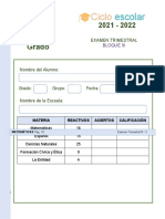 Examen 3 Trimestre