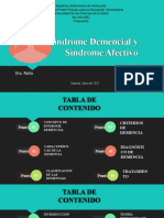 Sindrome Demencial y Sindrome Afectivo