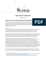 Agriculture Challenges: Propose Your Own Proven Agriculture-Related Intervention