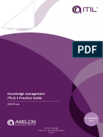 Knowledge Management ITIL® 4 Practice Guide: View Only - Not For Redistribution © 2019