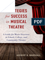 Strategies For Success in Musical Theatre