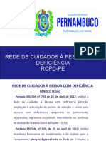 Rede de cuidados à pessoa com deficiência em Pernambuco (RCPD-PE