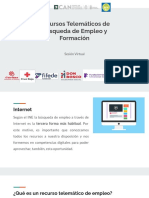 Recursos Telemáticos de Búsqueda de Empleo y Formación