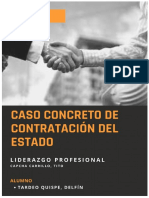 CASO CONCRETO DE LAS CONTRATACIONES DEL ESTADO