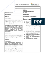 Anticipación de Asesorías Técnica San Jose Obrero