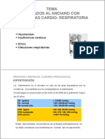 Tema. Procesos Cardio-Respiratorios