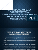 2 Clase I. Agroindustria