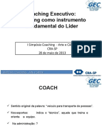 Coaching Executivo - Coaching Como Instrumento Fundamental Do Líder