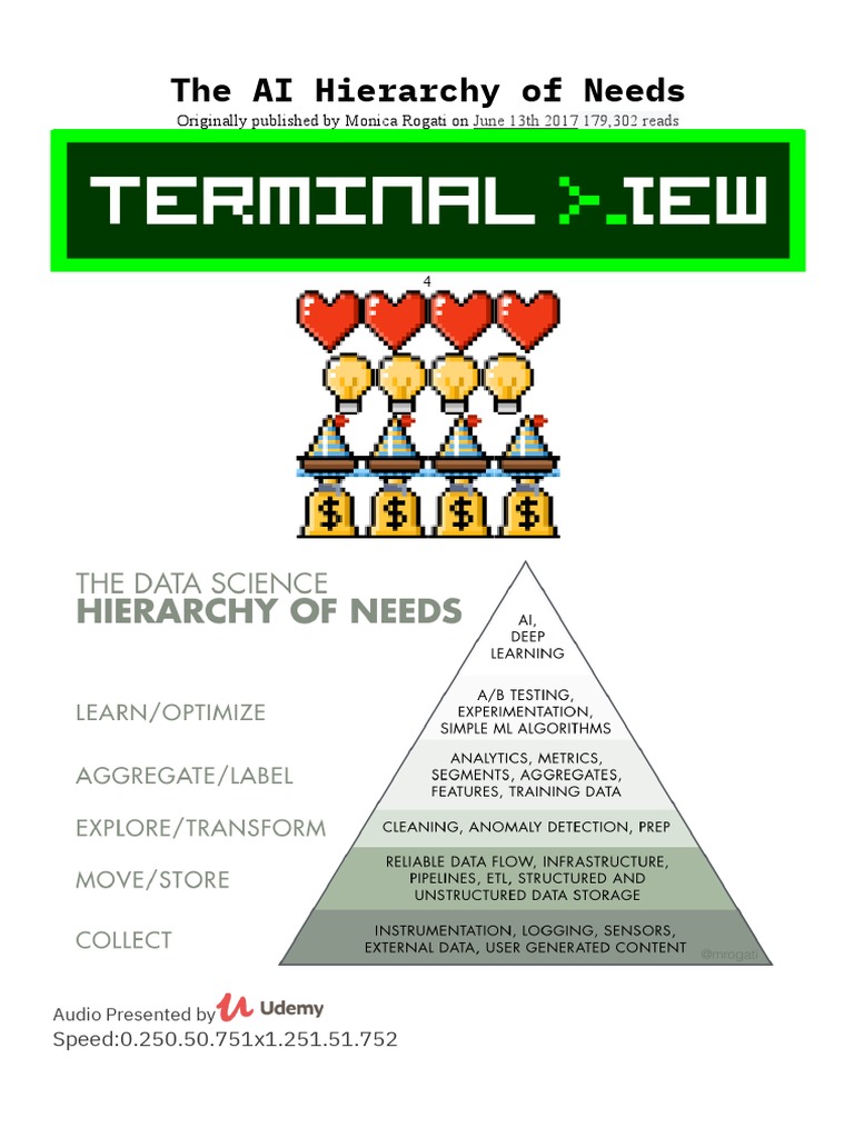 The AI Hierarchy of Needs | PDF | Machine Learning | Artificial ...