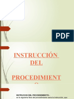 Instruccion Del Procedemiento