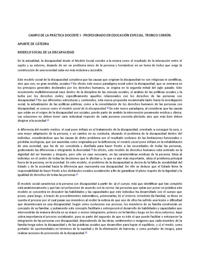 MODELO SOCIAL DE LA DISCAPACIDAD Grupo 1 y 2 | PDF | Invalidez | Sociedad