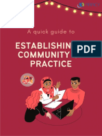 A Quick Guide To Establishing A Community of Practice (ARACY) 2021 - FINAL