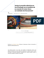 ¿Cómo detectar la erosión eléctrica en rodamientos (Fluting) con el análisis de vibraciones cuando el motor tiene instalado un variador de frecuencia_ _ Sector Electricidad _ Profesionales en Ingeniería Eléctrica