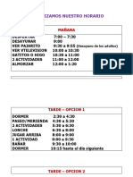 Organizamos Nuestro Horario de Lauraaaaaaaaaaaa