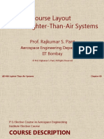 Course Layout AE-664: Lighter-Than-Air Systems: Prof. Rajkumar S. Pant