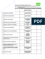 Cronograma de Activdades Mentenimiento