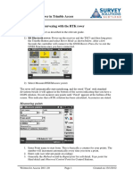 Starting A RTK Rover Access