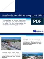 Gestão de Non-Performing Loan (NPL) - Thayara Garcia - Estagio em Manutenção