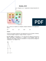 Revisão de questões sobre matemática financeira, geometria e probabilidade