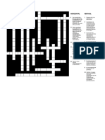 Crucigrama Excreción PDF
