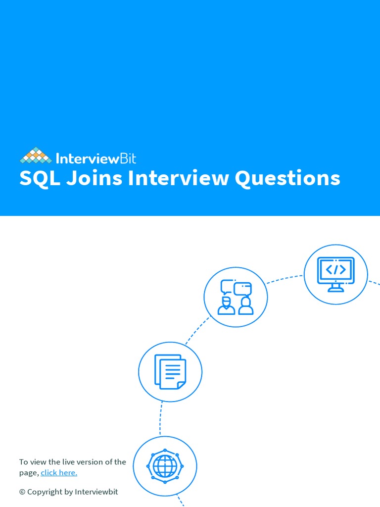 SQL Joins Interview Questions: Click Here | PDF | Computing | Data ...
