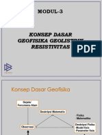 Modul-3 Konsep Dasar Geofisika Geolistrik Resistivitas - 2022