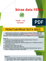 Pemutakhiran Data Sdgs