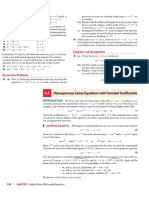 Higher Order Constant Coefficient Equation