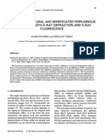 Analysis of Natural and Beneficiated Ferruginous