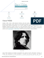 Biografia de Oscar Wilde
