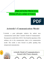 Communication Process, Principles and Ethics