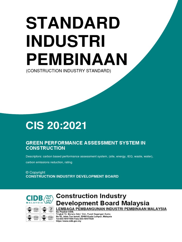Standard Industri Pembinaan Construction Industry Development Board